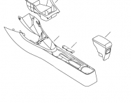 Консоль Geely GC6